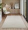 the carpet Everest - moderner Kurzflor Teppich Wohnzimmer Schlafzimmer mit Hoch-Tief-Effekt, 3D Effekt, hohe Flordichte und angenehm weich, Creme, 160 x 230 cm