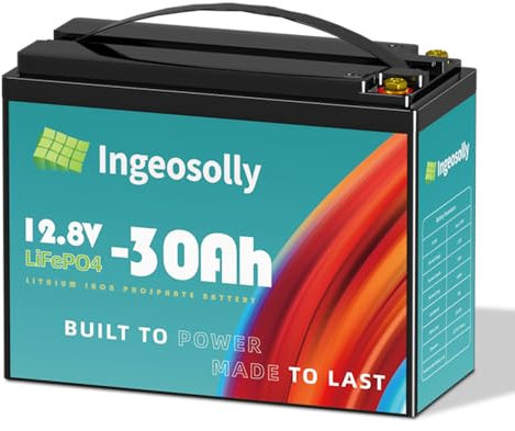 12V 30Ah mini batteria al litio, batteria ricaricabile del ciclo profondo del fosfato degli ioni di litio LiFePO4 aggiornata con la protezione di BMS per il sistema di stoccaggio solare/energia