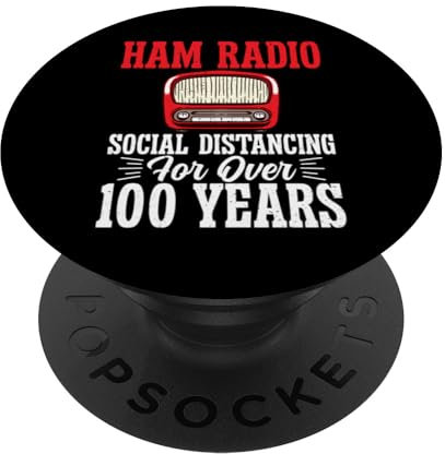 Ham Radio Social Distancing seit über 100 Jahren Ham Radio PopSockets mit austauschbarem PopGrip