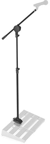 D'Addario XPND Pedalboard Mikrofonständer – Zubehör für Gitarren-Pedalboards – Geeignet für XPND 2 und die meisten zweireihigen Pedalboards mit Schienensystem