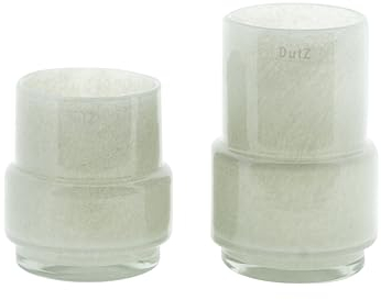 Dutz collection DutZ Vase Maartje ligtgrey | mundgeblasenes Glas |(H 16 cm D 12 cm, 1474189