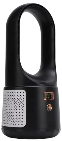 USB Desk Fan, Bladeless Cooling Fan with Strong Airflow, Quiet Operation, and Portable Design – 6 Speed Settings, Energy-Efficient – Perfect for Home, Bedroom, Office