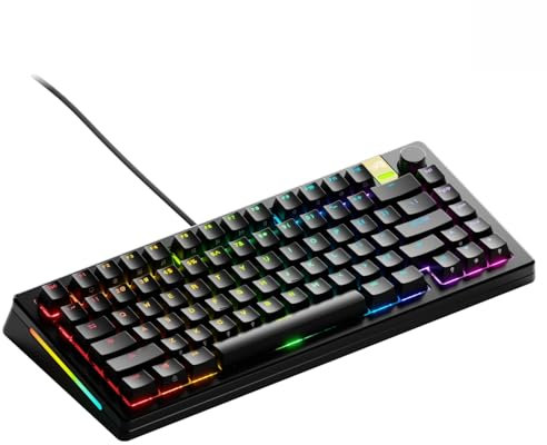 Glorious Gaming - GMMK 3 PRO HE: Rapid Trigger Keyboard, Hall Effect, Custom Modular Aluminum Body, 8K Polling Rate, Hotswap MX & Magnetic Switches, Modular Gasket System, ANSI 75% Tenkeyless (Black)