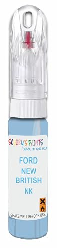SCOOBYS PAINTS BACK IN THE MIX Paint Touch Up Pen For Ford New British Gas Light Blue Nk Scratch Removal Car Repair