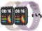 Amzpas 2Stück Armband für Redmi Watch 2 Lite & Xiaomi Mi Watch Lite - Silikon Sport Ersatzarmbänder für Damen und Herren (Starlight/Violett)