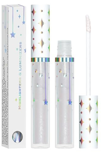 Doiyislem Flüssiger Highlighter für das Gesicht,Liquid Highlighter Makeup Stick - Glanzverstärker - Langanhaltender Glow Highlight Wand, wasserfester, feuchtigkeitsspendender Glitzer-Highlighter für