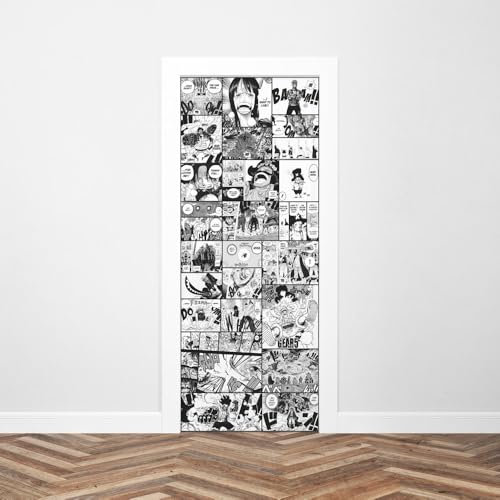 Sticker Porte Manga One Piece 204 x 83 cm