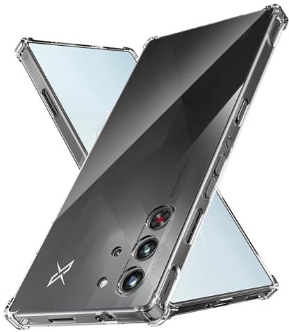 Anoowkoa Handyhülle Nubia Red Magic 10 Pro/Red Magic 10 Pro+/Red Magic 10 Pro Plus Hülle CASE Cover[Transparent Silikon Handy Hüllen] [Stoßfest Kratzfest ] Dünne Durchsichtige TPU Schutzhülle