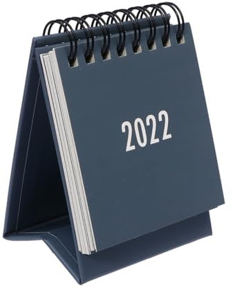 Generisch 2021 tischkalender persönlicher kalender Platzsparender Faltbarer monatlicher Schreibtisch Staffelei-Flip- Schreibtischnotizen fürs Büro Papier Grey