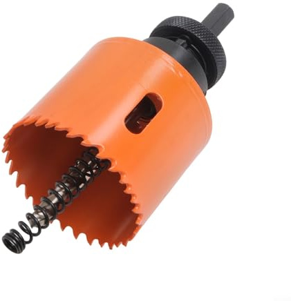 Deep Cutting Core Drill Bit 48mm Internal Depth Capacity for Efficient Drilling into For Wood, Plastic, and Metal (60mm)