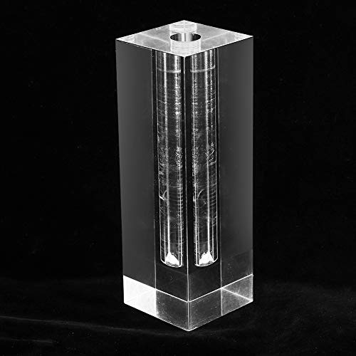 Qcwwy 24K Acryl Rose Display Stand, Transparent, Stabil, Idealer Geschenkauswahl Rechteckiger Rosenblumenbasis für die Dekoration zu Hause, Symbol für Immer Wahre Liebe, überraschen Sie Sie mit Rosen