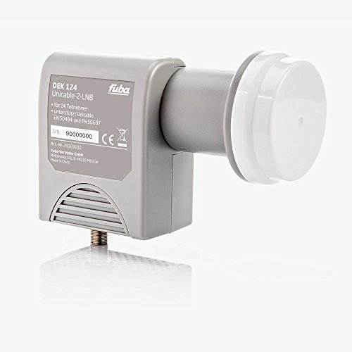 Fuba 29103032 DEK 124 Unicable-LNB Teilnehmer-Anzahl: 24 Feedaufnahme: 40mm Wetterschutz, Unicable2 LNB