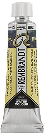 Rembrandt Tube d'aquarelle 10 ml Violet bleu caméléon violet/bleu/vert 862 (05018620)