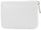 modamoda de P04 Portefeuille pour femme, en cuir véritable, court, style italien, Blanc., Small