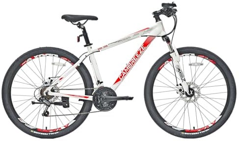 Totem Cambreeze Unisex's Mountain Bike/Bicycles 27.5'' Wheel Lightweight Aluminium Frame 21 Speeds Shimano Disc Brake