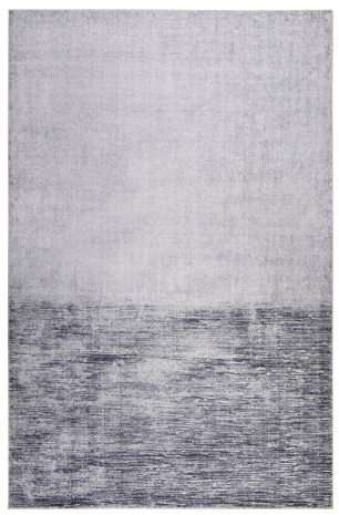 Esprit Home, Moderner Kurzflor Teppich - Läufer aus Baumwolle für Wohnzimmer, Flur, Schlafzimmer, Fresh Love, Newlands (130 x 190 cm, grau)