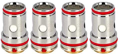 Uwell UN2-2 Mesh Coils (0,3 Ohm), Crown 5 DL Verdampferköpfe für e-Zigarette, 4 Stück
