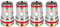 Uwell UN2-2 Mesh Coils (0,3 Ohm), Crown 5 DL Verdampferköpfe für e-Zigarette, 4 Stück
