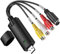 Lonnalee Digitaler Konverter USB 2.0 Audio Video Capture Karte USB Digital Dateien Konverter USB 2.0 für Windows 10/8/7/XP, Mac