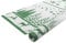 Pronappe Tischdecke R480683I 12er Pack Einweg-Tischdecken aus Damastpapier Länge 6m Breite 1,20m (pro Rolle) Farbe Tannengrün Damastpapier mit universellem Muster schick und klassisch
