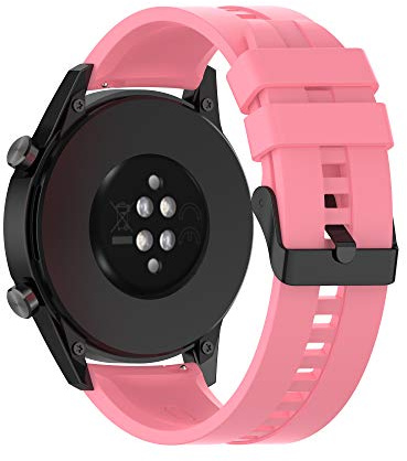 Cadorabo Silikon Armband 20mm kompatibel mit Samsung Galaxy Watch 42mm / S2 Classic/Sport in ROSA - Ersatzarmband für Huawei Watch 2 für Nokia Steel für LG Watch Sport für Pepple 2 UVM