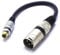 VITALCO XLR Maschio a RCA Femmina Adattatore Connettore per Microfono Cannon a Chinch Cavo