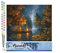 Figured'Art Malen Nach Zahlen Erwachsene Zelten unter dem Sternenhimmel - Paint by Numbers Basteln DIY Bastelset 40x50cm ohne Holzrahmen