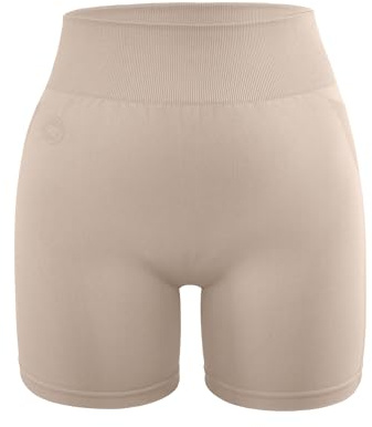 STARK SOUL® Kurze Sport Leggings Damen, Seamless, Opaque, Fitnessshort, Größen: XS, S, M, L