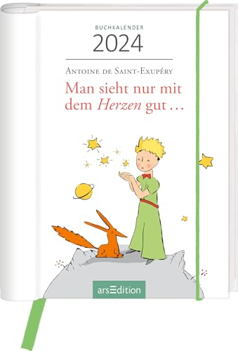 Taschenkalender Man sieht nur mit dem Herzen gut ... 2024