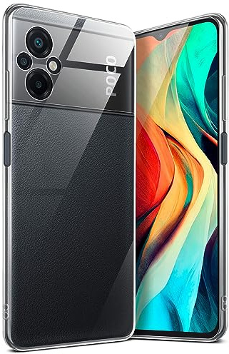 moex für Poco M5 Hülle Durchsichtig, Silikon Handyhülle Transparent, Clear Case Ultra Slim, Backcover Schutzhülle Dünn, Silikonhülle Minimalistisch, Aero Case, Klar
