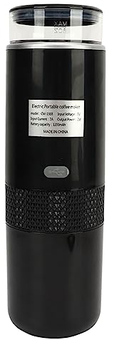 Sorandy Cafetera, Cafetera Portátil Máquina Mini Máquina de café Pequeña Automática Inalámbrico Tipo C Recargable para Viajes en el Hogar Camping Senderismo y Picnics