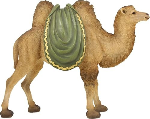 FADEDA Kamel/Höhe:38 cm/handbemalt/detailgetreue Krippen Figuren - Weihnachten Tisch Dekoration Krippe Zubehör