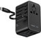MOMAX Universal Travel Adapter, 70W Gan International Power Plug Adapter with 2 USB C +2 USB A(PD3.0&QC3.0), All-in-One Worldwide Wall Charger for USA European UK AUS (Type C/G/A/I)