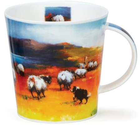 Dunoon Caingorm Tasse aus feinem Knochenporzellan, Summer Ilses Orange