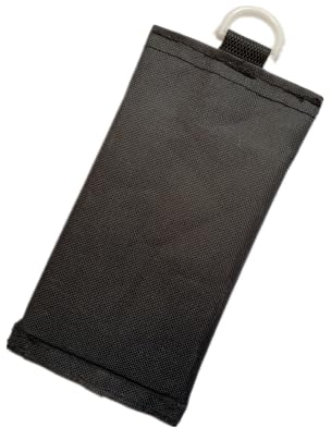 Stormflag Peso de la bandera, 8 x 15 cm, 400 gramos para banderas, mástil de bandera, para fijar el peso, color negro