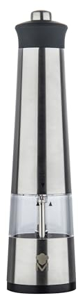 MOLINILLO DE PIMIENTA ELÉCTRICO 5.6X22CM ACERO INOX FOODIES COLLECTION MP