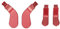 Gigicial Game Console Controller Paddles, Elite Series 2 Paddles, Metall-Edelstahl-Ersatzteilzubehör, Für X Box One Elite Series 2 (Rot)