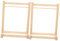 KOMBIUDA 2St Puppenaufhänger Mini-Kleiderständer Halter Puppen kleiderständer Puppen kleiderstange puppenhaus kleiderbügel Kleiderständer für Puppen Aufbewahrungsregal für Puppenkleidung