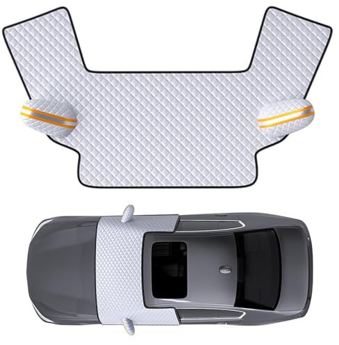 LXCMQL Frontscheibenabdeckung für Mercedes Benz Vito 2017-2021 2022 2023, Magnetische Auto Windschutzscheibenabdeckung Scheibenabdeckung Für Die Gegen Schnee EIS Frost Sonne,L Style