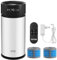 VEVOR Umidificatore Evaporativo Intelligente da 10 Litri, Copertura di 100 m², Umidificazione 1000 mL/h, 3 Velocità, Timer da 1 a 14 ore, Filtro di Qualità, Modalità Sonno Silenzioso Camera da Letto