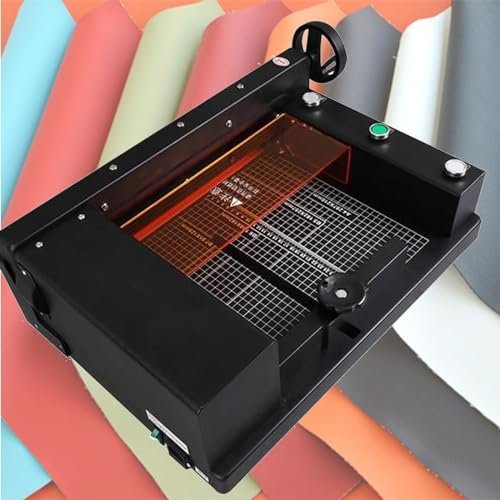 YXYLJOZ Elektrischer Papierschneider, Industrieller Papierschneider, Robuste Papier-Guillotine, Schnittbreite 0–300 Mm, Mit Gitterlinien