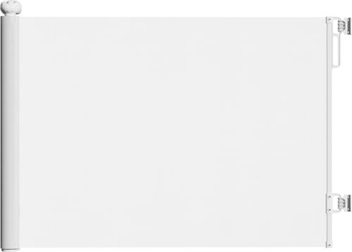 Carlo Milano Absperrgitter: Ausziehbares Treppenschutzgitter, 13-500 cm, 85 cm hoch, weiß (Baby-Gitter Treppe, Treppentüren, Kindersicherung)