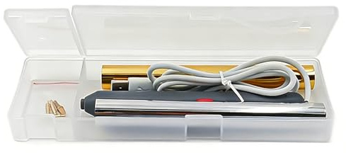 Myntpung mit 4 Metallspitzen USB-betrieben