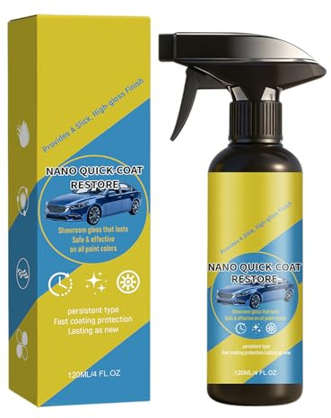 Keramikversiegelung 120ml UV-Blocker Politur | Windschutzscheiben-Reinigungsspray für SUV, Motorräder, Wohnmobile, Exterieur, Fenster, Lack, Glas, Reifen und