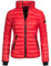MARIKOO Damen Übergangs Jacke Steppjacke Lola Rot Gr. S
