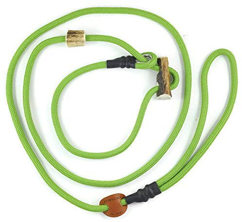 Retriever-Leine/Moxonleine Sporty-Style | robuste Hundeleine aus Tau mit Klemme & Halsbandfunktion | 6mm – besonders griffig & wetterfest | Training, Alltag & Dummyarbeit