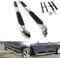Polished Chrome Stainless Steel Side Step Skirt Rail Protection Guard Bar Running Board Kit For 2007-12 CR-V MK III