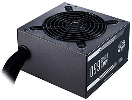 Cooler Master MWE 650 Bronze V2 - Alimentation PC 80 PLUS Bronze, Ventilateur HDB 120mm Sensible à la Température, Circuit DC-DC + LLC avec Rail Simple +12V - Prise EU, Garantie de 5 ans, 650 W