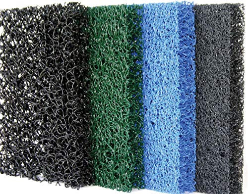 Matala Custom Cut 19X24 Quarter Sheet Pond and Koi Filter Media (4 Pack), 19 x 24, Multicolor