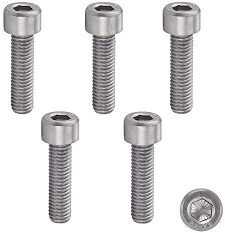 5x VIS CHC M8 (BTR) ACIER INOXYDABLE A2 NORME DIN 912 RVS EMPREINTE 6 PANS CREUX (M8x40)